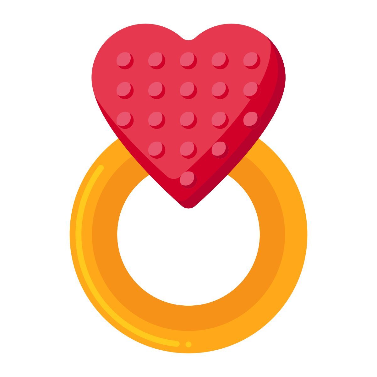 teething ring icon
