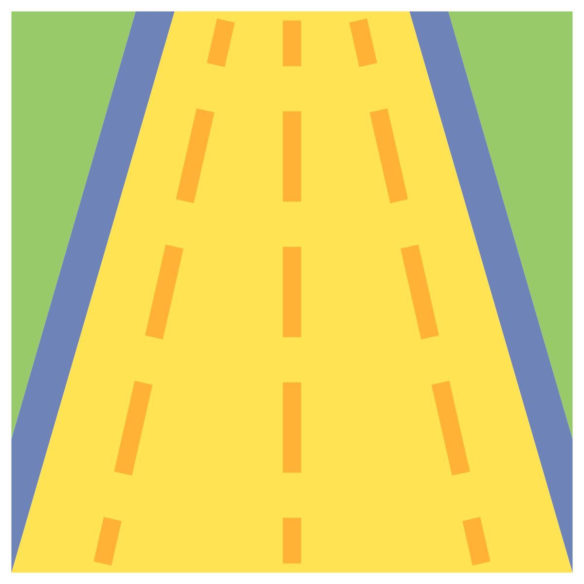 camino sin asfaltar icon