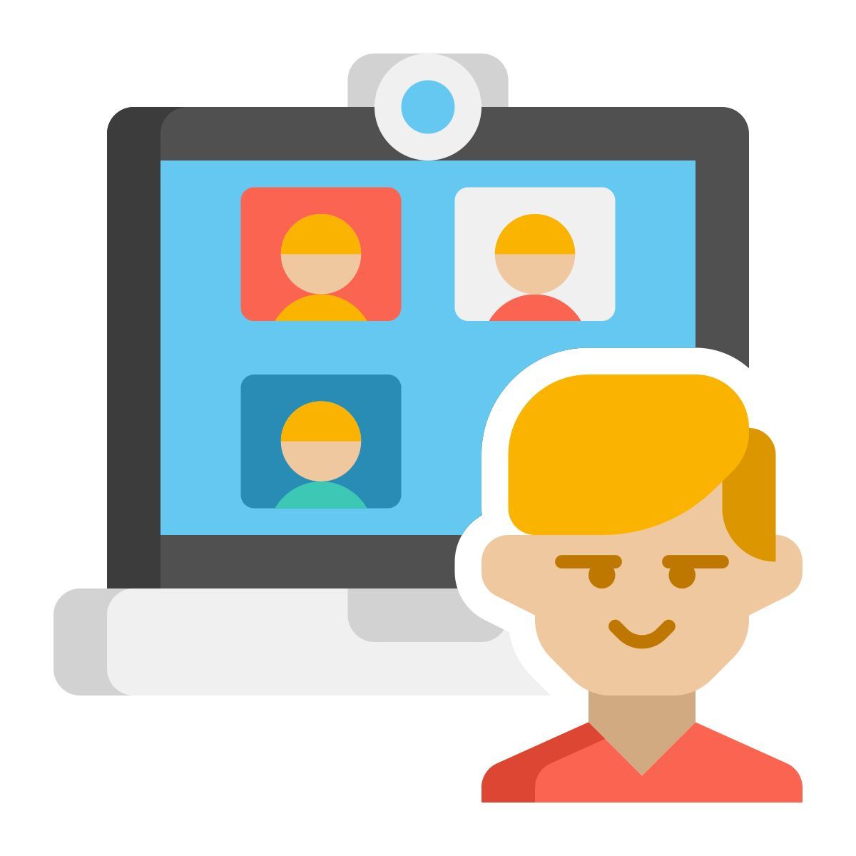 ビデオ会議 icon