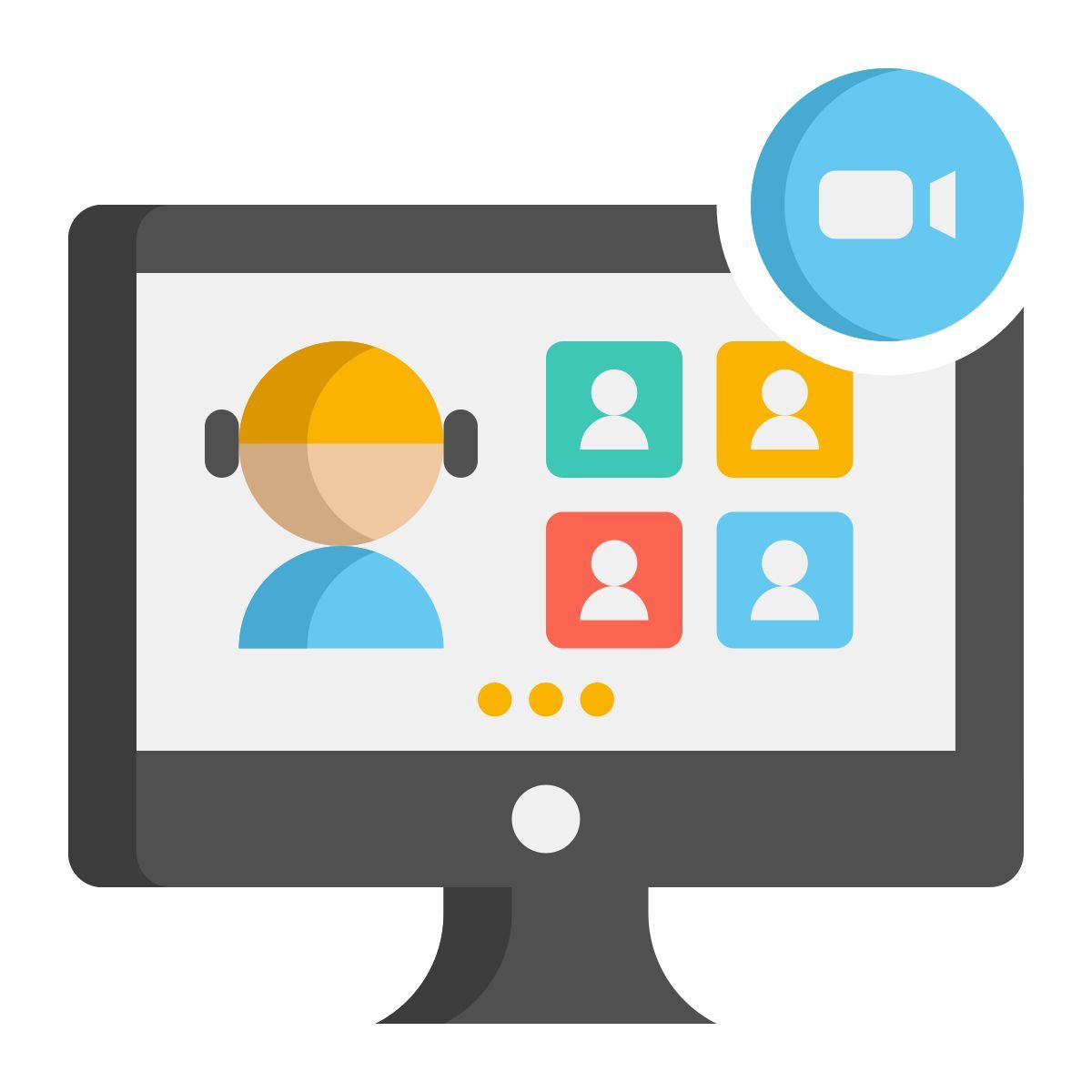 vídeo conferência icon