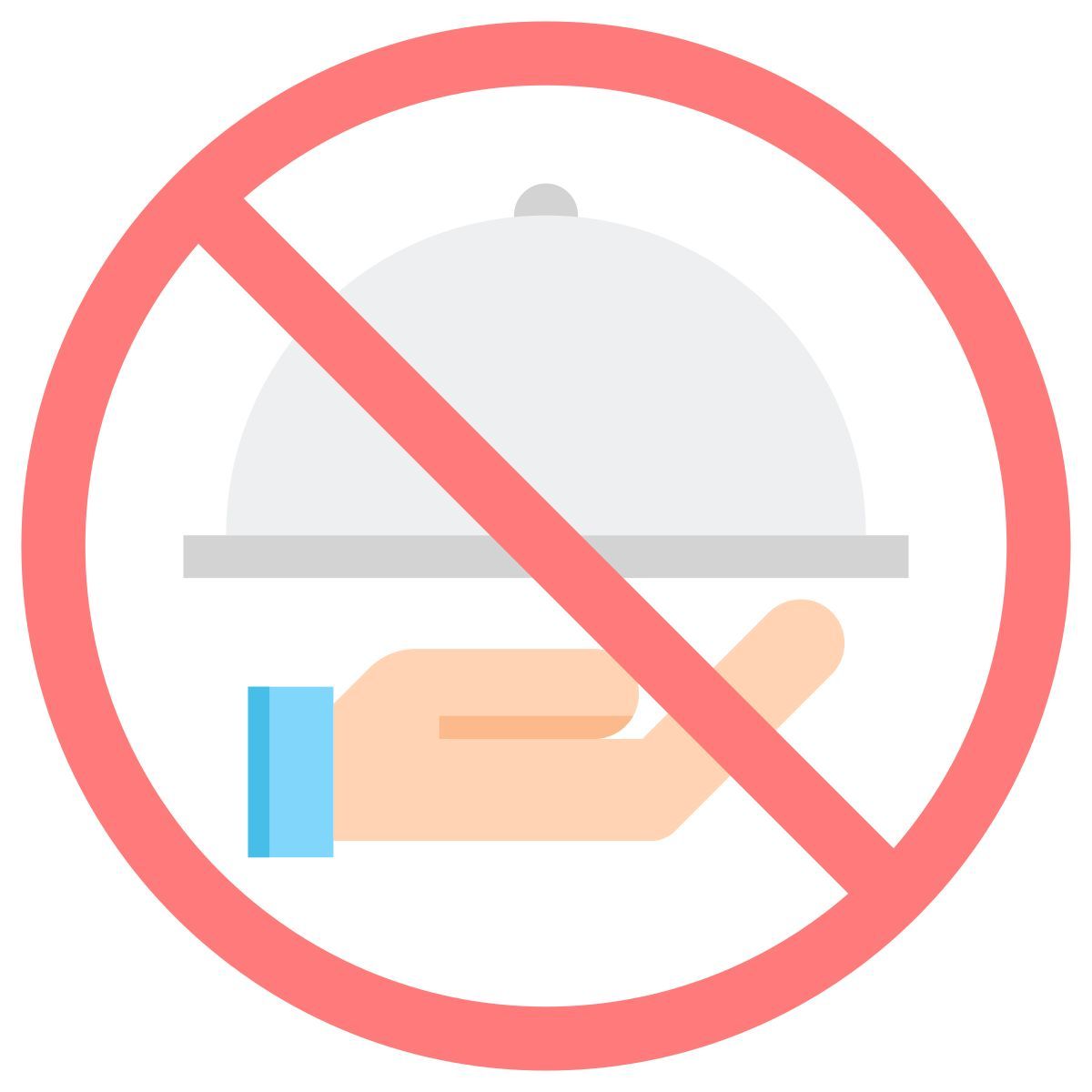 waiterless restaurant icon