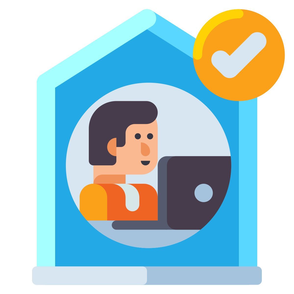 집에서 일하십시오 icon