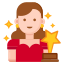 external actress-filmmaking-flaticons-flat-flat-icons-2 icon