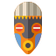 external african-mask-museum-flaticons-flat-flat-icons icon