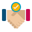 external agreement-engineering-flaticons-flat-flat-icons icon
