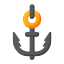 external anchor-vacation-planning-cruise-flaticons-flat-flat-icons icon