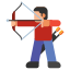 external archery-martial-arts-flaticons-flat-flat-icons icon