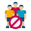 external avoid-crowds-isolation-flaticons-flat-flat-icons icon