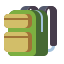 external backpack-battle-royale-flaticons-flat-flat-icons icon