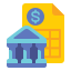 external bank-statement-banking-flaticons-flat-flat-icons icon