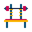 external bench-press-fitness-at-home-flaticons-flat-flat-icons icon