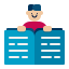 external biography-resume-flaticons-flat-flat-icons icon