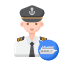 external captain-vacation-planning-cruise-flaticons-flat-flat-icons icon