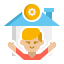 external home-stay-at-home-flaticons-flat-flat-icons-2 icon