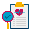 external medical-report-isolation-flaticons-flat-flat-icons icon