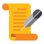external parchment-online-education-flaticons-flat-flat-icons icon