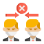 external physical-contact-back-to-work-flaticons-flat-flat-icons icon