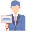 external representative-airline-flaticons-flat-flat-icons icon