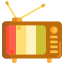 external television-communication-media-flaticons-flat-flat-icons icon