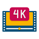 external 4k-film-video-production-flaticons-flat-flat-icons-2 icon