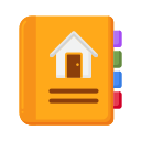 external address-book-office-and-office-supplies-flaticons-flat-flat-icons icon