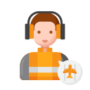 external air-traffic-controller-professions-men-diversity-flaticons-flat-flat-icons-2 icon