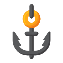 external anchor-vacation-planning-cruise-flaticons-flat-flat-icons icon