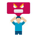 external anger-isolation-flaticons-flat-flat-icons icon