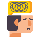 external anxiety-psychology-flaticons-flat-flat-icons icon
