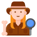 external archaeologist-history-flaticons-flat-flat-icons-3 icon