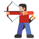 external archery-martial-arts-flaticons-flat-flat-icons icon