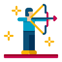 external archery-team-building-flaticons-flat-flat-icons icon