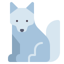 external arctic-fox-in-the-wild-flaticons-flat-flat-icons icon