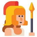 external athena-ancient-greek-mythology-monsters-and-creatures-flaticons-flat-flat-icons icon