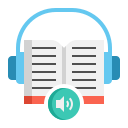 external audio-book-stay-at-home-flaticons-flat-flat-icons-2 icon