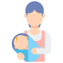 external babysitter-parenthood-flaticons-flat-flat-icons icon
