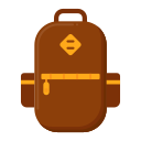 external backpack-digital-nomading-relocation-flaticons-flat-flat-icons-4 icon