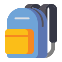 external backpack-online-education-flaticons-flat-flat-icons icon