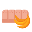 external banana-bread-world-cuisine-flaticons-flat-flat-icons-2 icon