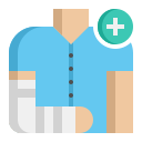 external bandaged-plastic-surgery-flaticons-flat-flat-icons-4 icon