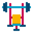 external bench-press-fitness-and-healthy-living-flaticons-flat-flat-icons icon