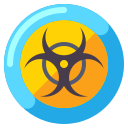 external biohazard-sign-bioengineering-flaticons-flat-flat-icons icon