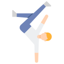 external breakdance-dance-flaticons-flat-flat-icons-2 icon