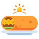 external burrito-foodies-flaticons-flat-flat-icons icon