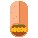 external burrito-street-food-flaticons-flat-flat-icons icon