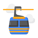 external cable-car-vacation-planning-skiing-and-snowboarding-flaticons-flat-flat-icons icon