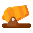 external cannon-pirates-flaticons-flat-flat-icons-3 icon