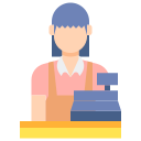 external cashier-professions-flaticons-flat-flat-icons icon