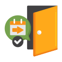 external check-in-hospitality-services-flaticons-flat-flat-icons-3 icon