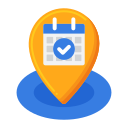 external check-in-vacation-planning-resort-flaticons-flat-flat-icons-2 icon
